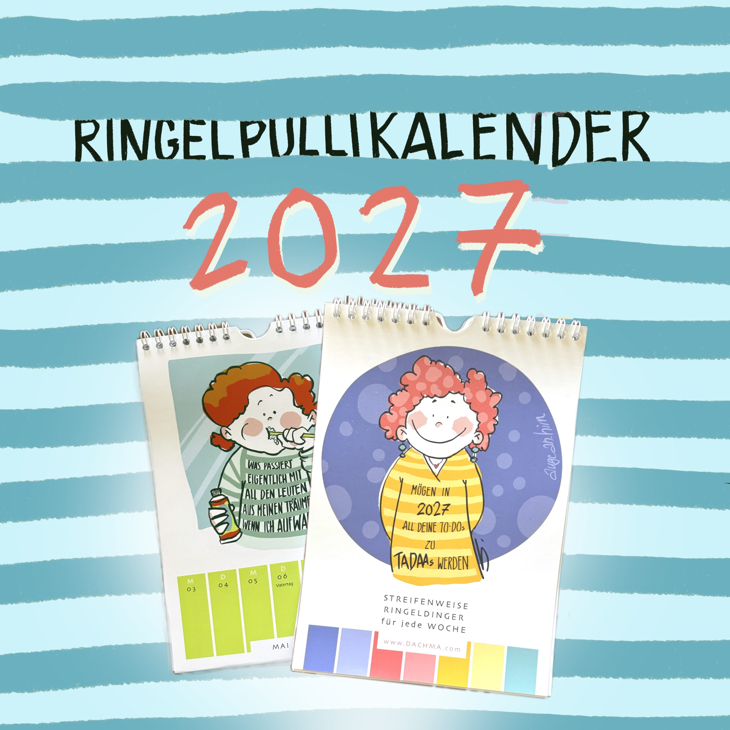 Auge an Hirn - Ringelpullikalender für 2027 – Bild 3
